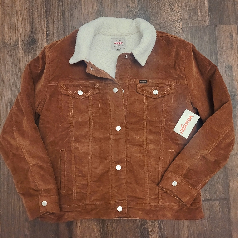 Wrangler Sherpa Courdoroy Jacket - Women's Large